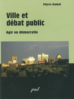 cover image of Ville et débat public
